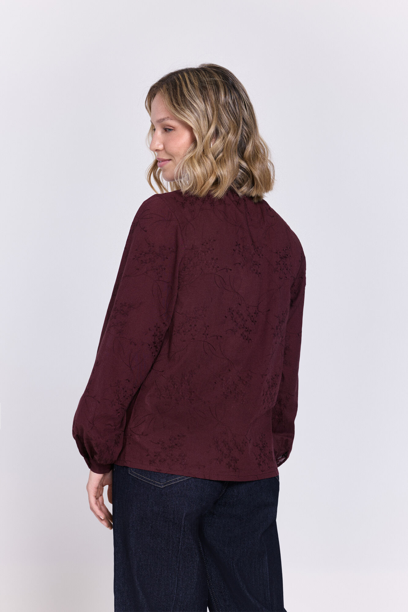 Milano Blusa tejido bordado