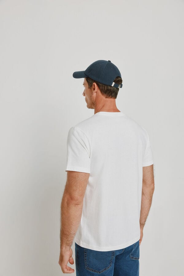 Springfield Camiseta manga corta Blanco