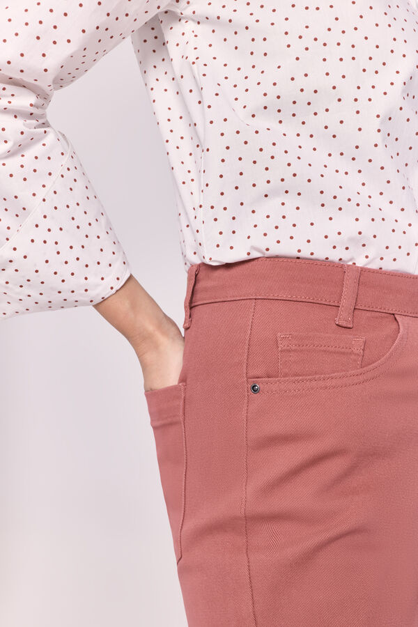 Milano Pantal&oacute;n ancho Coral