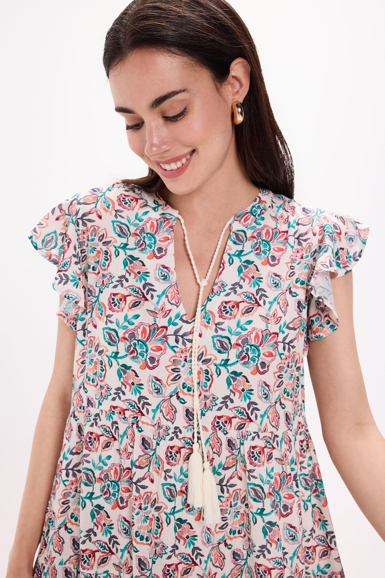 Milano Vestido corto fluido