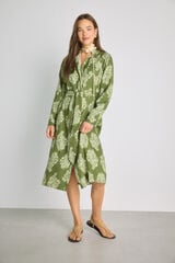 Milano Vestido camisero Verde