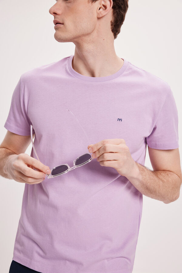 Milano Camiseta B&aacute;sica Morado