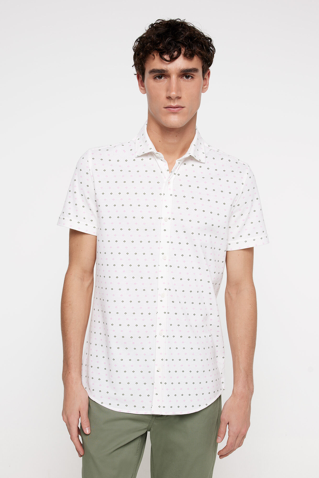 Milano Camisa Piqu&eacute; Estampada