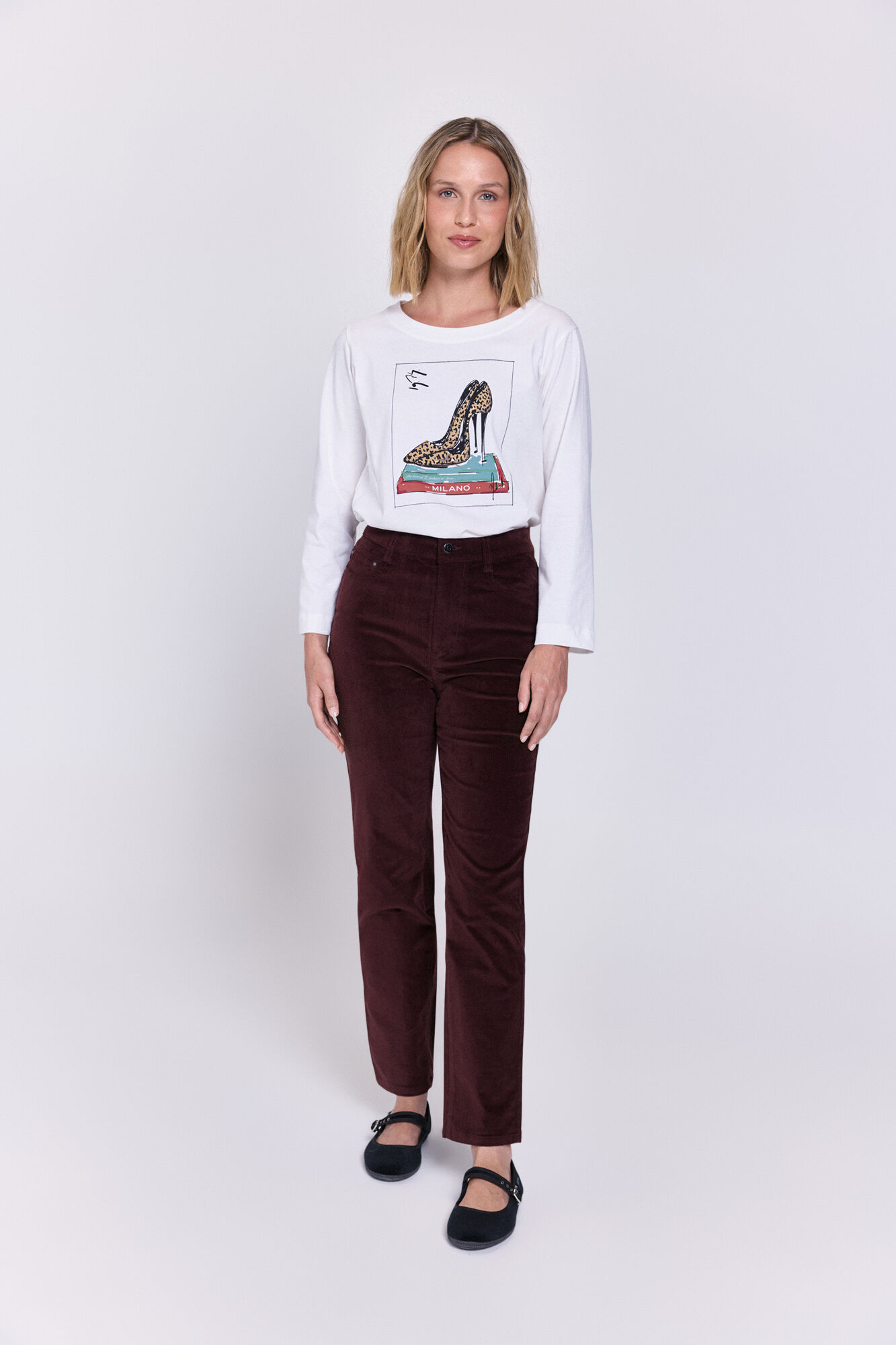 Milano Pantal&oacute;n velvet&oacute;n 5 bolsillos