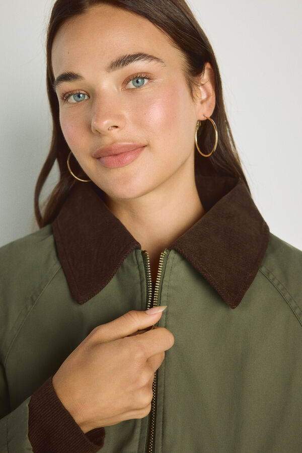 Milano Chaqueta de algod&oacute;n Verde