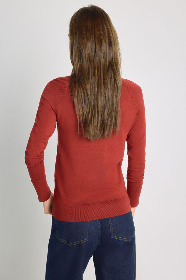 Milano Jersey cuello redondo Naranja