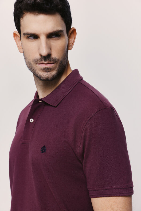 Springfield Polo manga curta Bordeaux