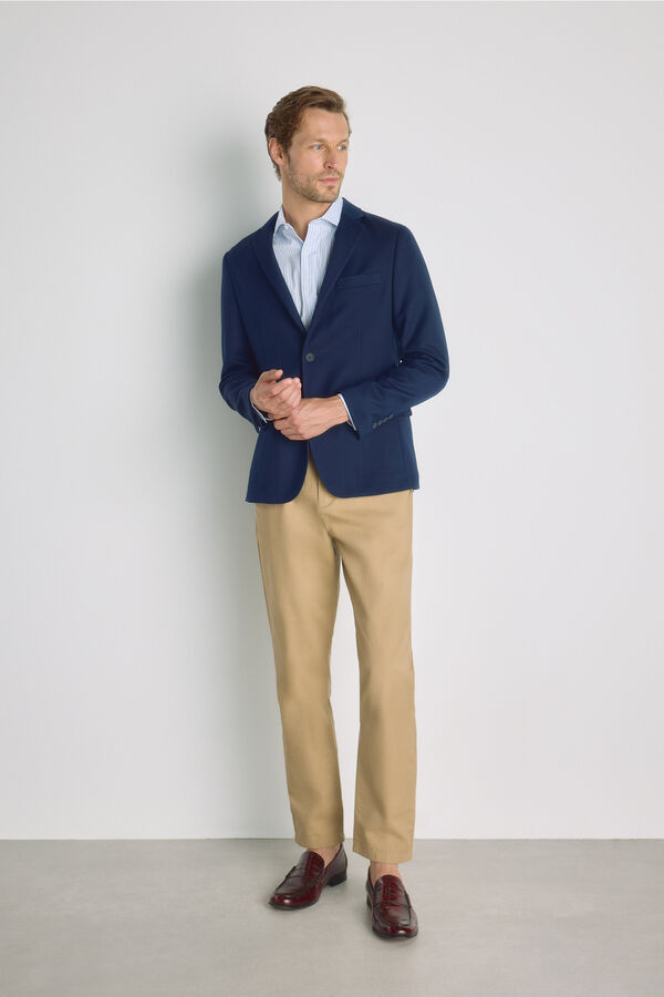 Milano Blazer de malha Marinho