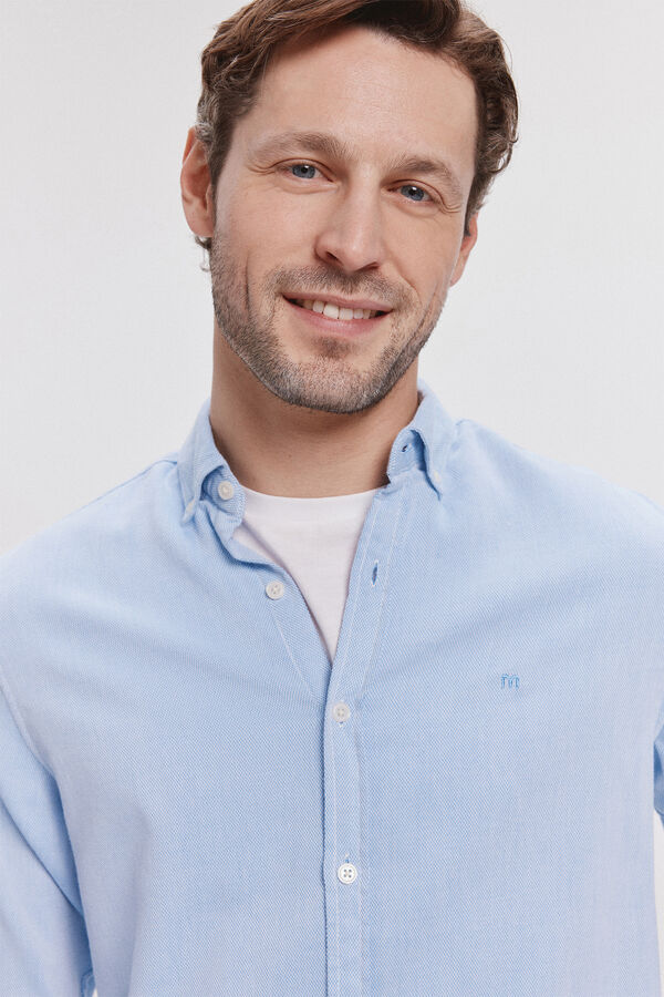 Milano Camisa Sport Azul