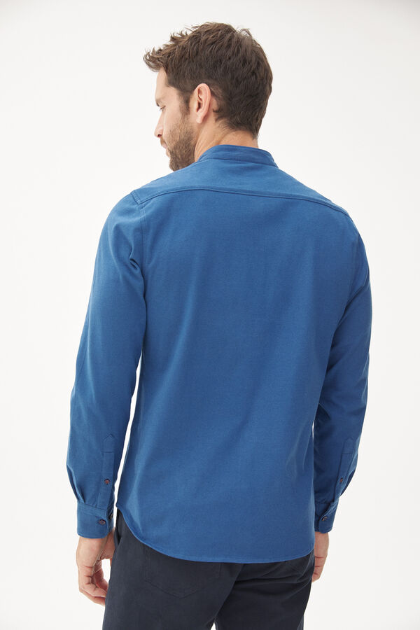 Fifty Outlet Camisa Sport Lisa Azul Oscuro