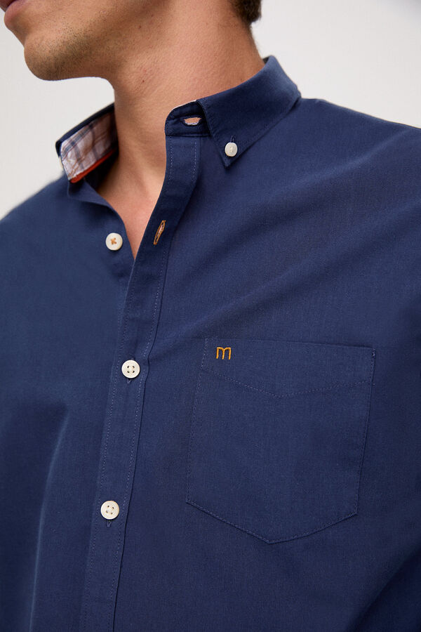 Fifty Outlet Camisa Popelín Lisa Navy