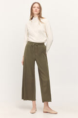 Milano Calça esportiva plissada Verde