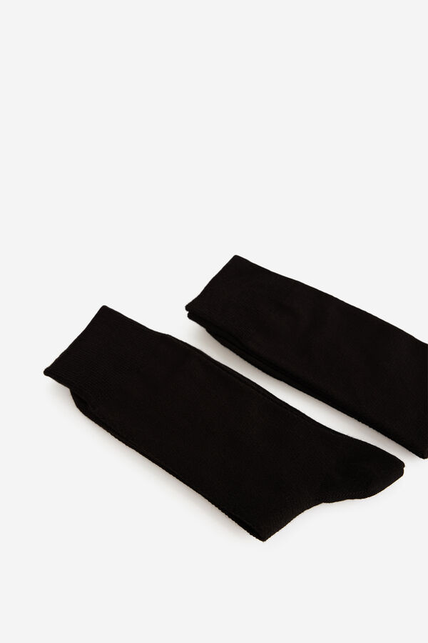 Milano Calcetines Estructura Negro