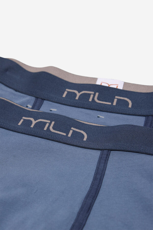 Milano Pack de boxers de fantasia Azul