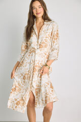 Milano Vestido camisero Marfil