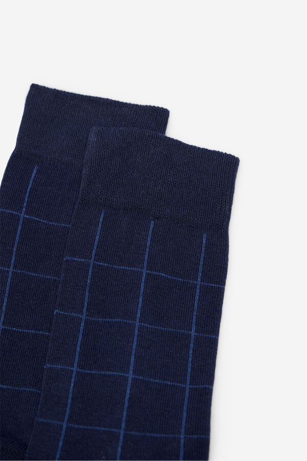 Milano Calcetines Square Navy