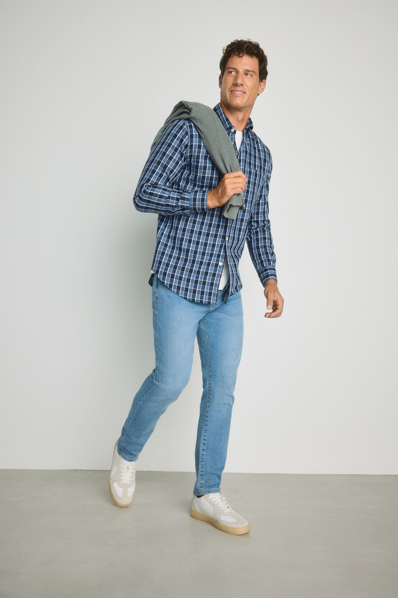 Milano Camisa cuadros manga larga