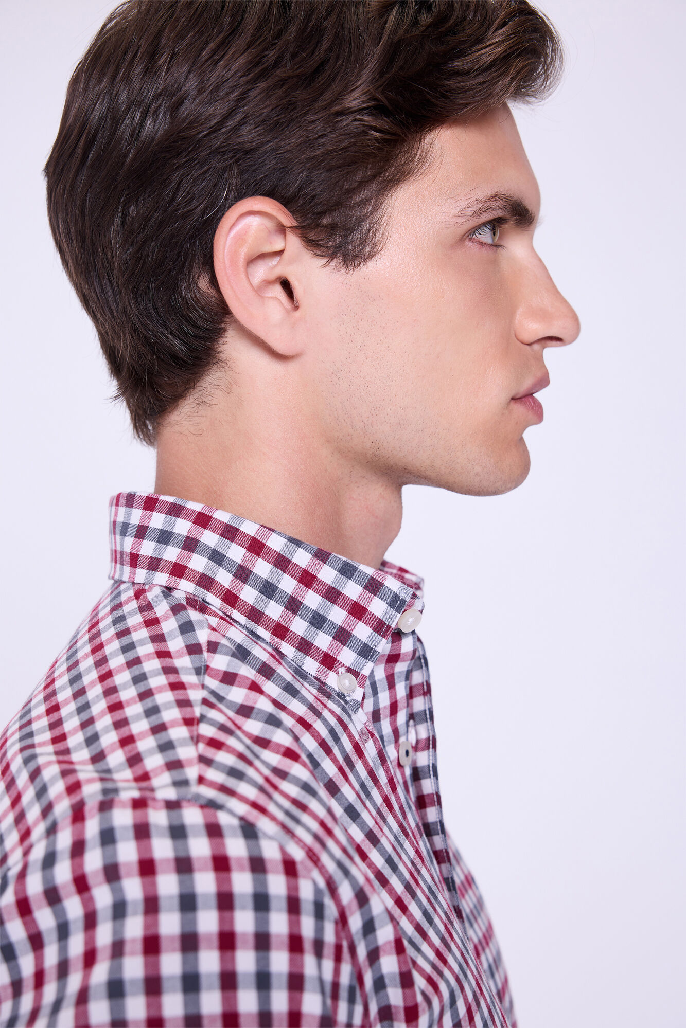 Milano Camisa xadrez com caimento relaxado