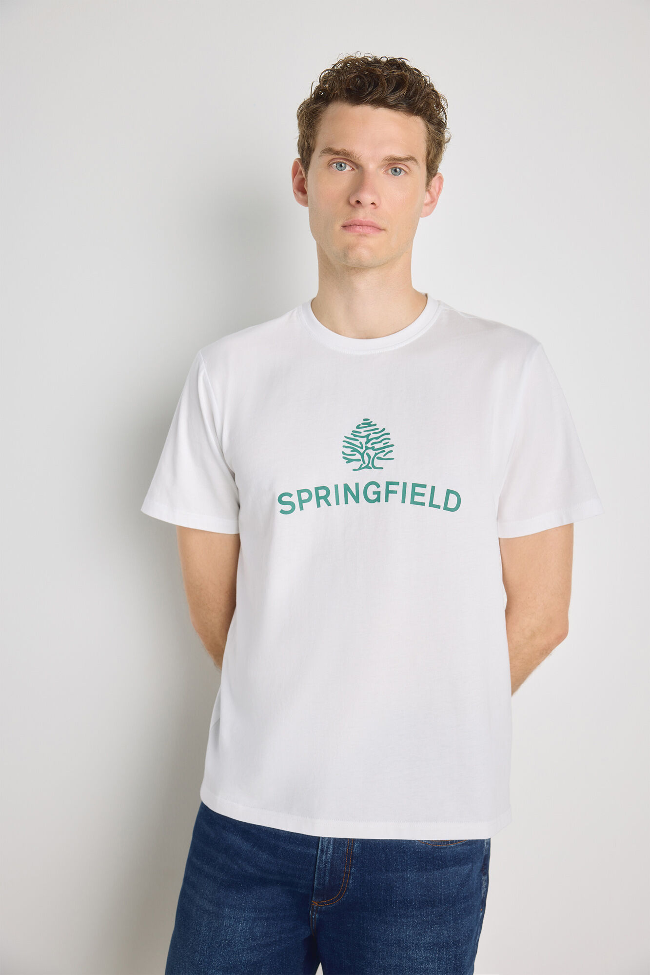 Springfield T-shirt de manga curta
