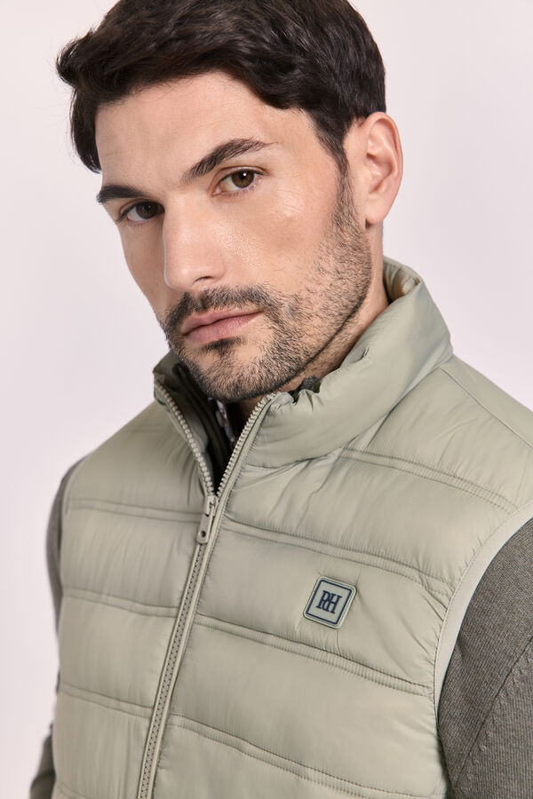 Pedro del Hierro Colete acolchoado ultralight Cáqui médio