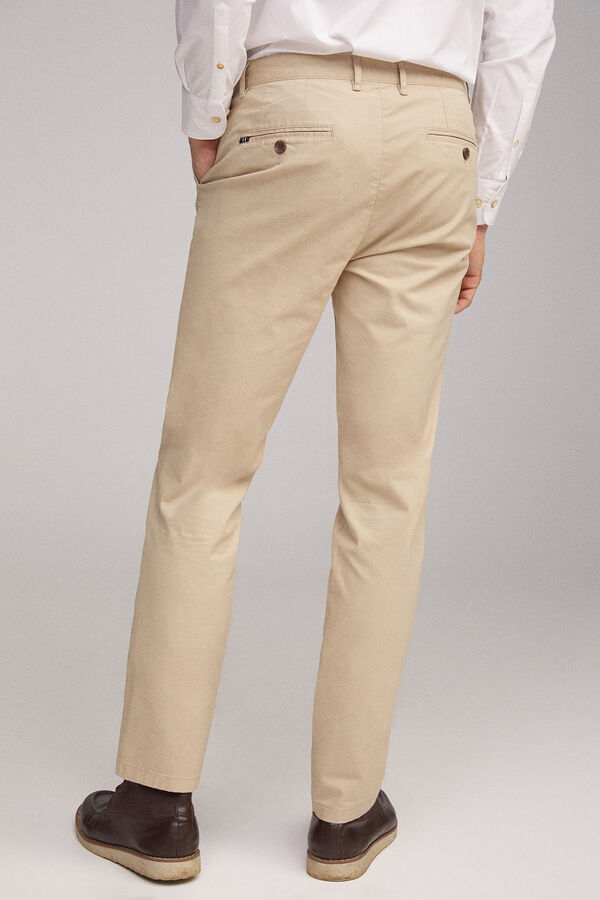 Fifty Outlet Calças Chino Stretch Bege