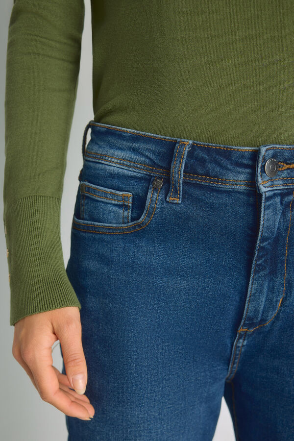 Milano Pantal&oacute;n denim regular Azul Oscuro