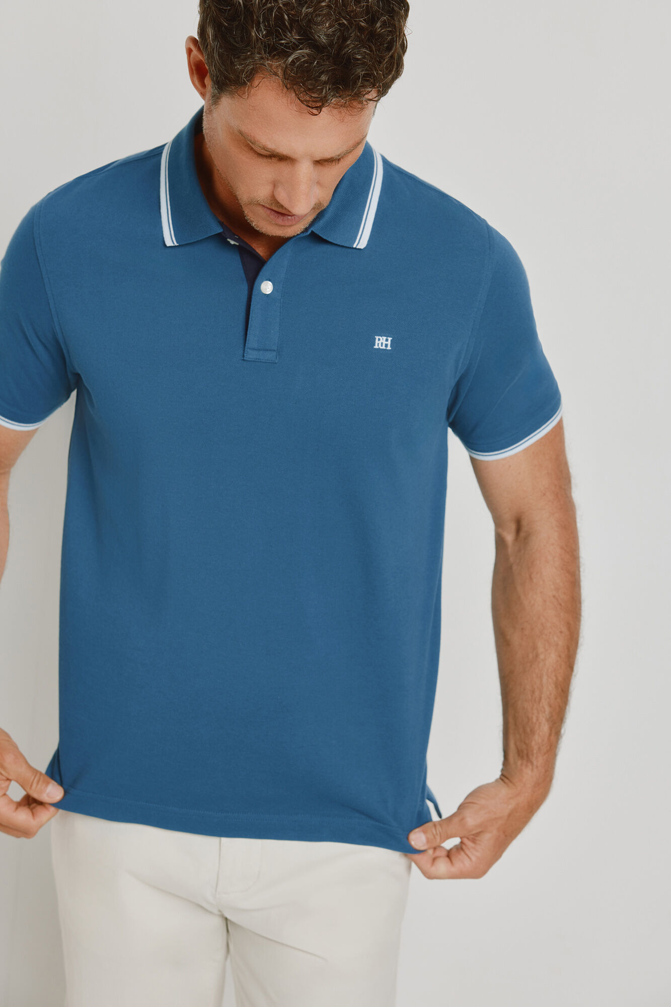 Pedro del Hierro Polo manga corta