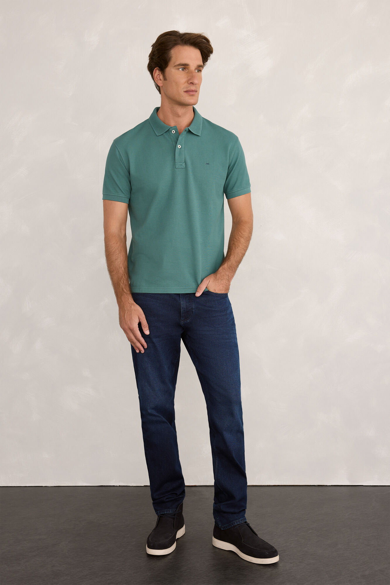 Milano Polo piqu&eacute; de manga curta