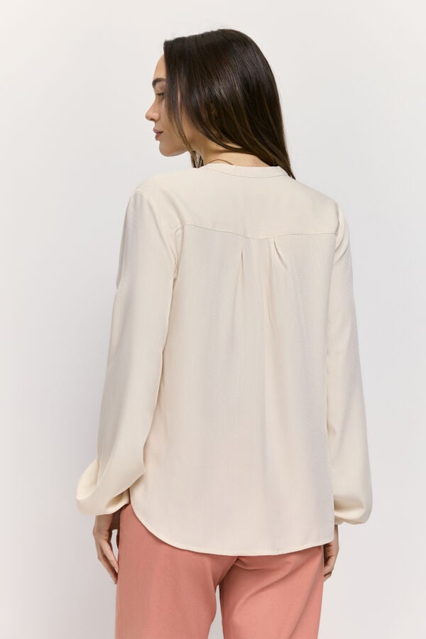 Milano Blusa escote Beige