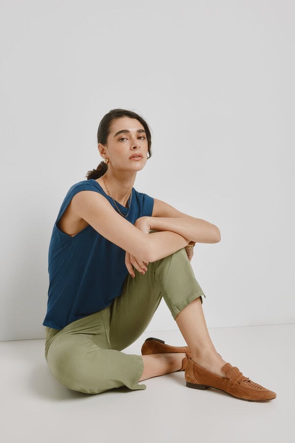 Milano T-shirt de manga curta Marinho