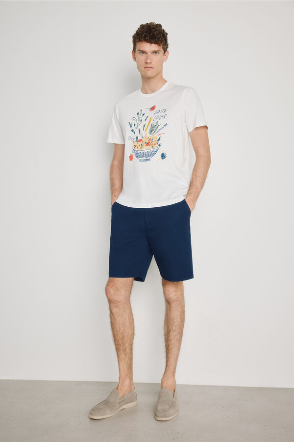 Milano T-shirt de manga curta Branco