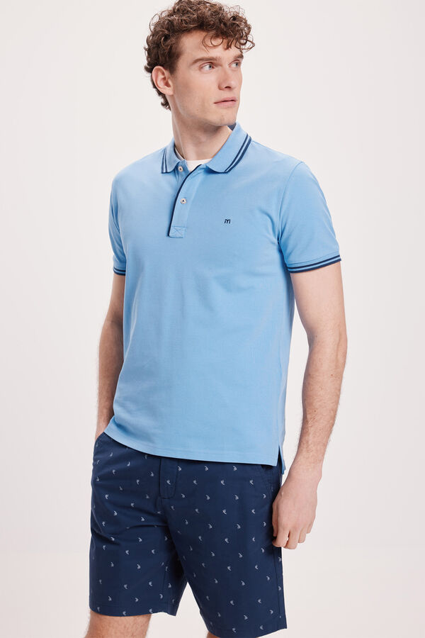 Milano Polo Tips Azul