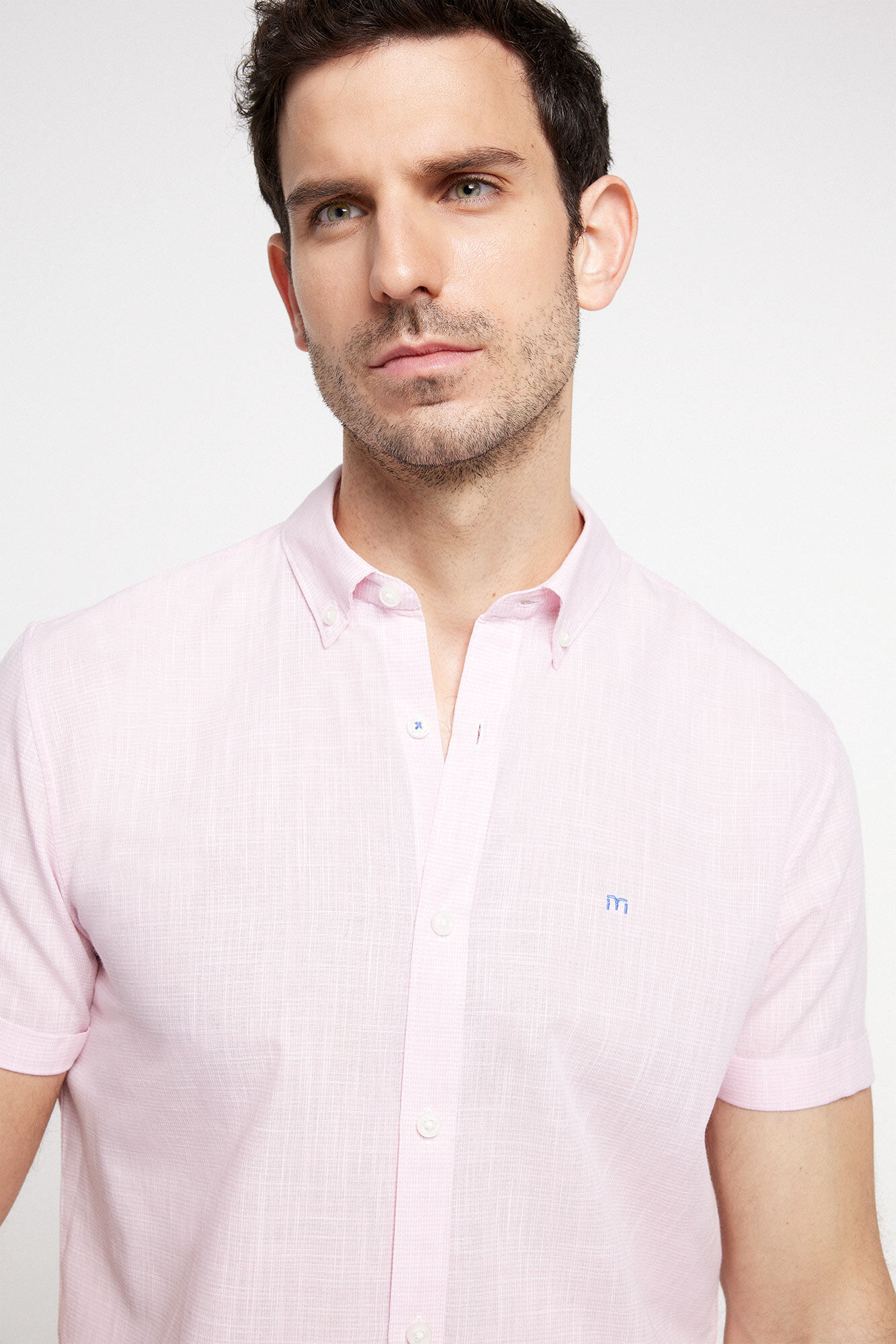 Milano Camisa Slub Micro desenho