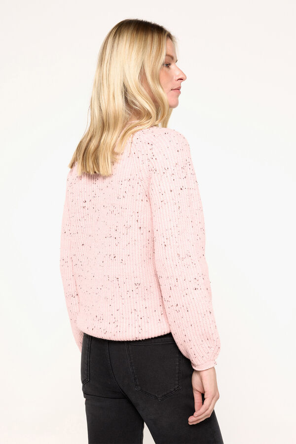 Milano Jersey efecto botonato Rosa