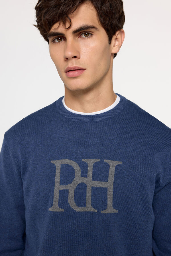 Pedro del Hierro Jersey Logo PdH Azul