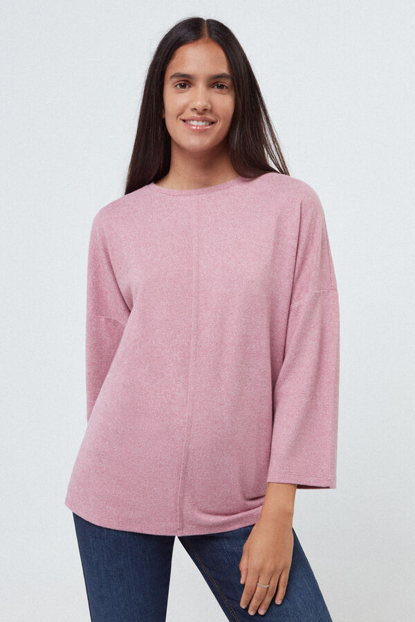 Fifty Outlet Camiseta Tacto Suave Rosa