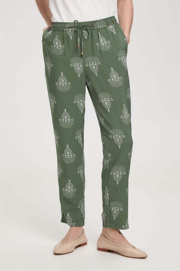 Milano Cal&ccedil;as largas estampadas Multicolor