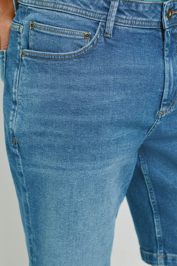 Milano Bermuda vaquera regular fit Azul