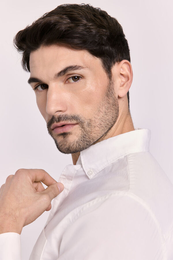 Milano Camisa Roma com corte relaxado Marfim