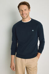 Springfield Camisola gola caixa Azul