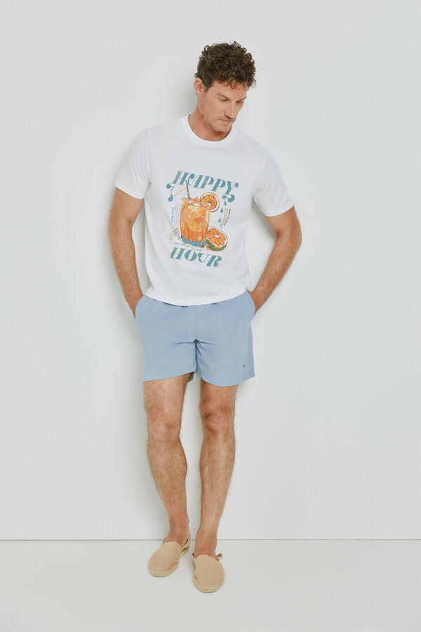 Milano T-shirt de manga curta Branco