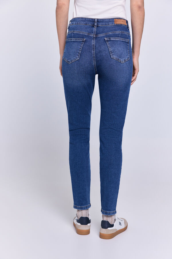 Milano Pantalón denim slim Azul