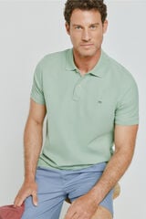 Milano Polo manga curta Verde
