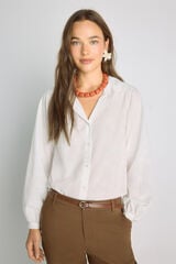 Milano Blusa de manga comprida Branco