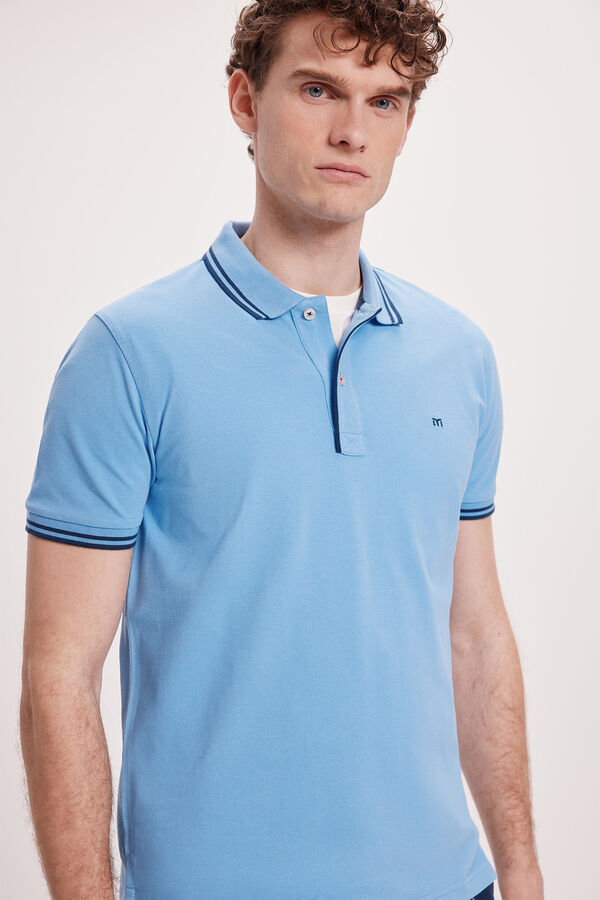 Milano Polo Tips Azul