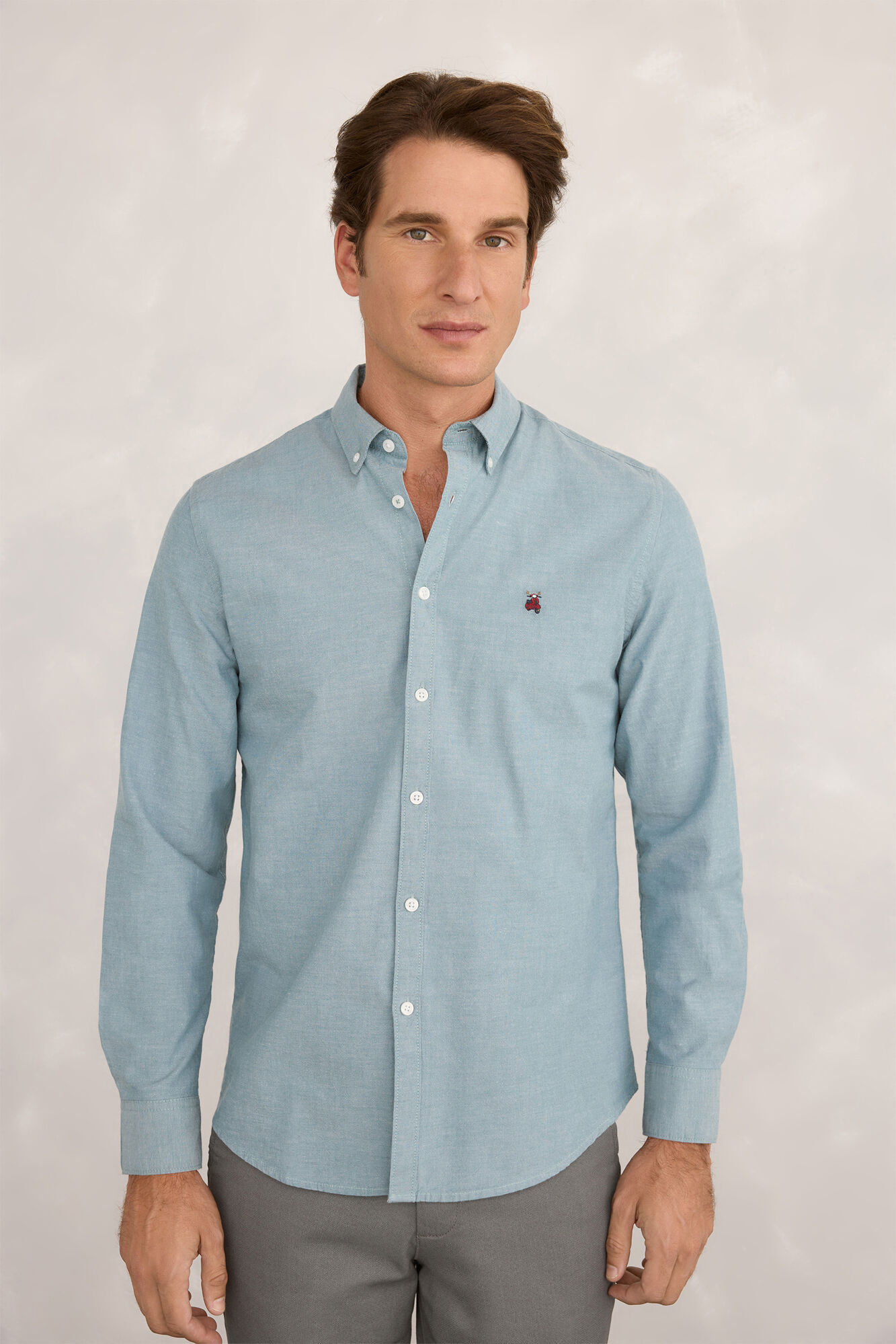 Milano Camisa Sport Oxford Estampado