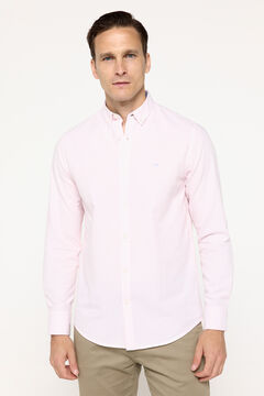 Fifty Outlet Camisa pinpoint riscas Púrpura