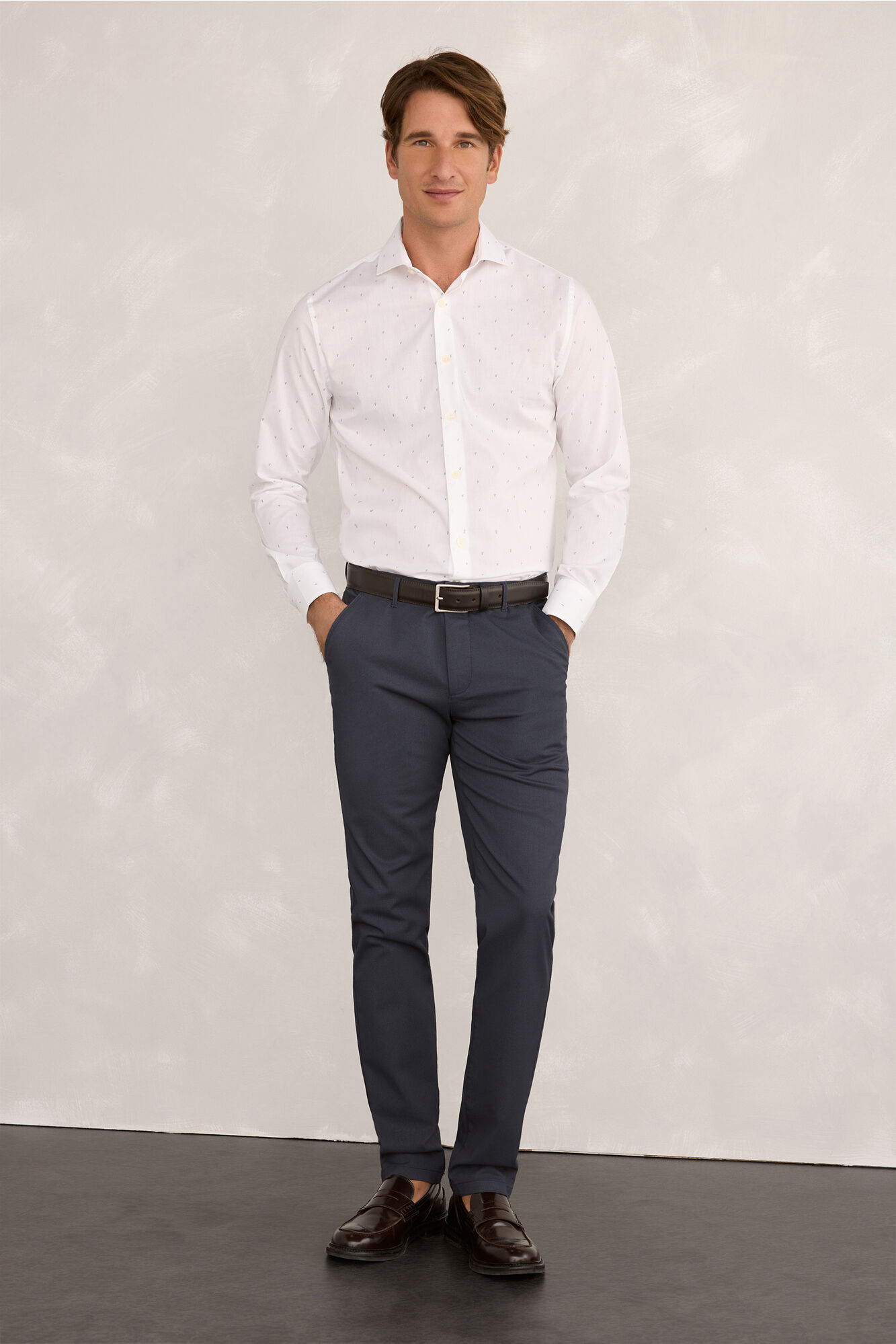 Milano Camisa Vestir Popelin