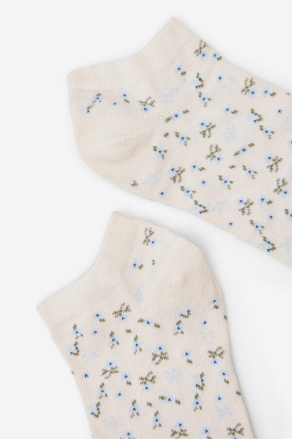 Milano Calcetines dibujo Beige