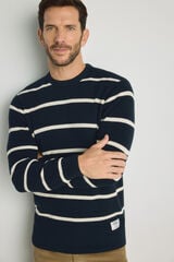 Springfield Camisola gola caixa Marinho